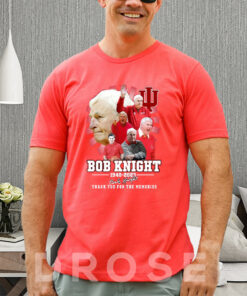 Bob Knight 1940-2023 Thank You For The Memories T-Shirt