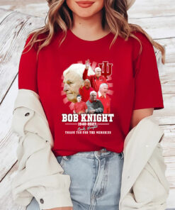 Bob Knight 1940-2023 Thank You For The Memories TShirt