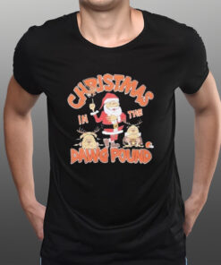 Cleveland Browns Santa Christmas In The Dawg Pound T-Shirts