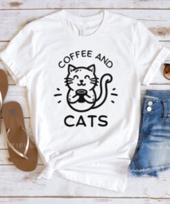 Coffee and Cats Shirts