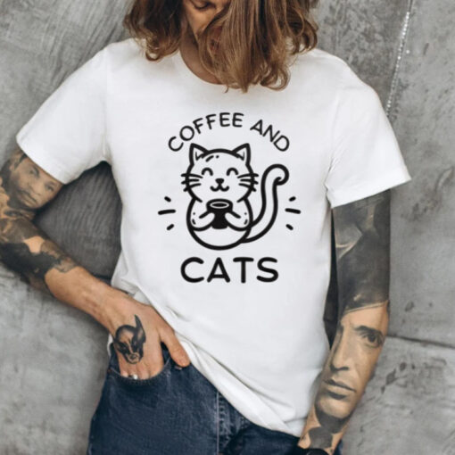 Coffee and Cats T-Shirts