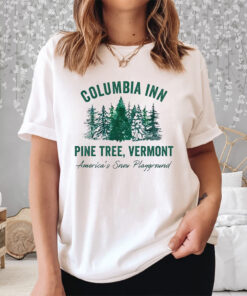 Columbia Inn Pine Tree Vermont Christmas Shirt