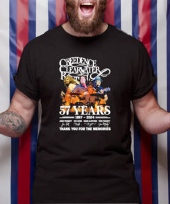 Creedence Clearwater Revival 57 Years 1967 – 2024 Thank You For The Memories T-Shirt