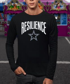 Dak Prescott Wearing Dallas Cowboys Resilience TShirt