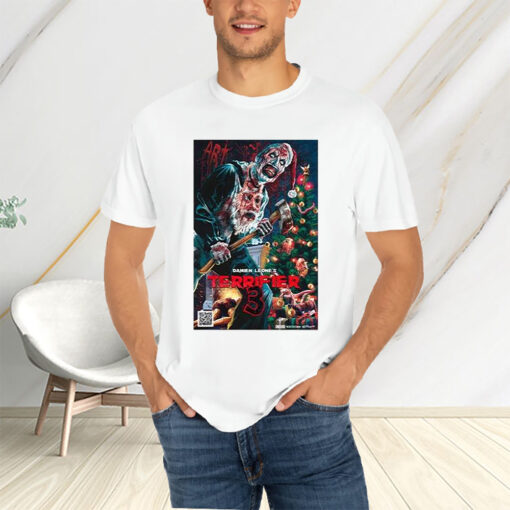 Damien Leone’s Terrifier 3 Christmas Poster T-Shirtt