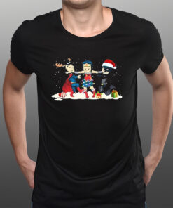 Doctor Strange, Wonder Woman And Batman Merry Christmas T-Shirts