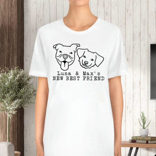 Dogs Face Luna And Max’s New Best Friend Classic T-Shirt