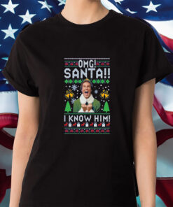 Elf Buddy Omg Santa I Know Him Christmas Sweater Shirt