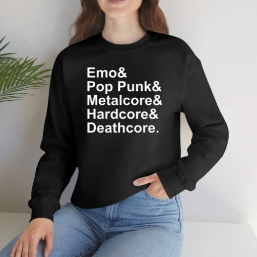 Emo & Pop Punk & Metalcore And Hardcore & Deathcore Limited T-Shirtt