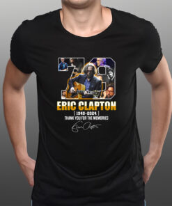 Eric Clapton 1945 – 2024 Thank You For The Memories T-Shirts