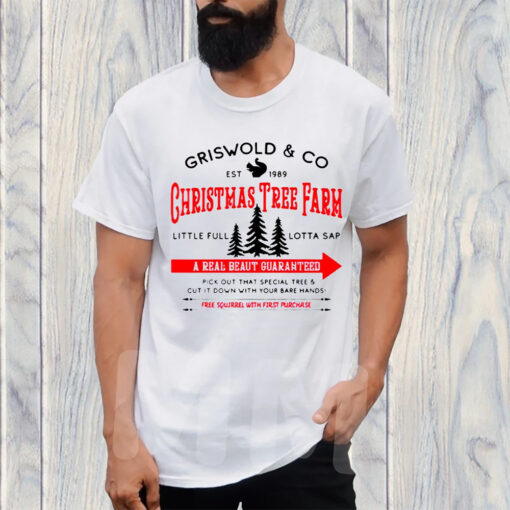 Griswolds Tree Farm Fun Old Fashioned Family Christmas T-Shirt