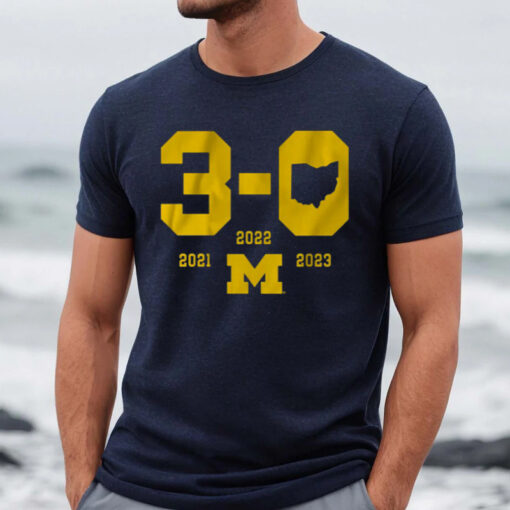 MICHIGAN FOOTBALL 3-0 IN THE GAME Shirts