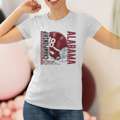 Original 2023 SEC Southeastern Conference Championship Alabama Crimson Tide Vs Georgia Bulldogs Shirts