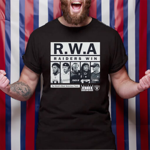 RWA Raider Win The Worlds Most Notorious Team T-Shirt