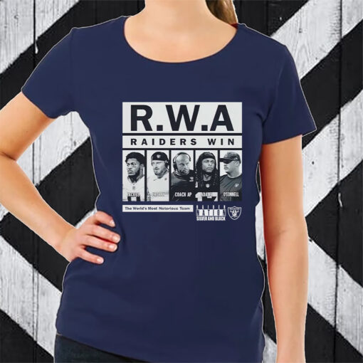 RWA Raider Win The Worlds Most Notorious Team TShirt