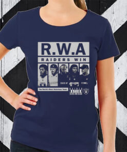 RWA Raider Win The Worlds Most Notoriout Team TShirt