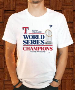 Rangers 2023 World Series Champions Locker Room Shirts