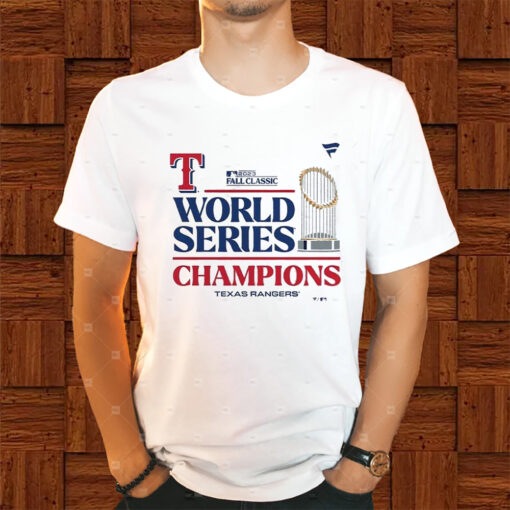 Rangers 2023 World Series Champions Locker Room Shirts