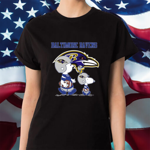 Ravens Snoopy Play Soccer Shirt