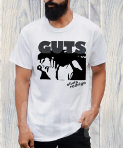 Red Glittering Guts T-Shirt