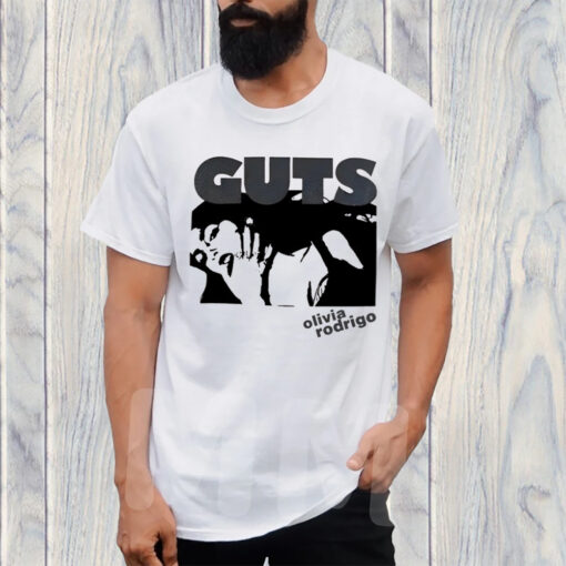 Red Glittering Guts T-Shirt