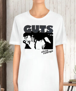 Red Glittering Guts TShirt