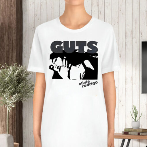 Red Glittering Guts TShirt