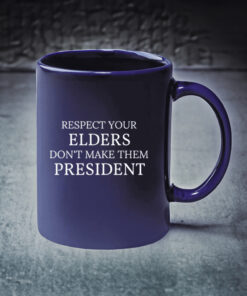 Respect Your Elders Cobalt Coffee Mugs