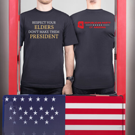 Respect Your Elders Navy 100% Cotton T-Shirt