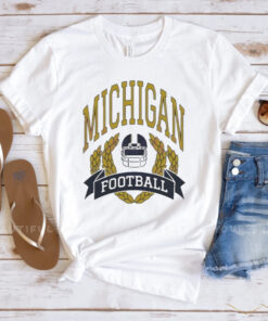 Retro Michigan Football Ncaa T-Shirt