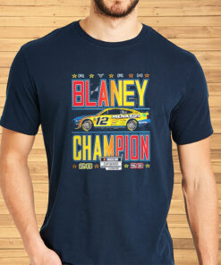 Ryan Blaney 2023 NASCAR Cup Series Champion Trophy Shirts