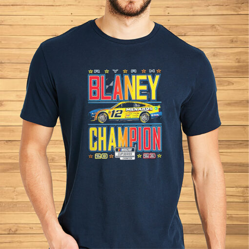 Ryan Blaney 2023 NASCAR Cup Series Champion Trophy Shirts