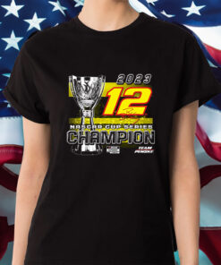 Ryan Blaney Team Penske 2023 Nascar Cup Series Champion Trophy Shirts