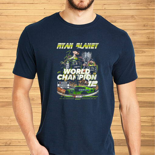 Ryan Blaney World Champion Nascar Cup Series Shirt