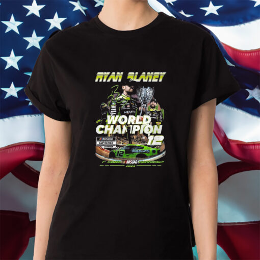 Ryan Blaney World Champion Nascar Cup Series Shirts