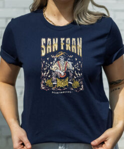 San Francisco Football Skeleton Dead Threads T-Shirts