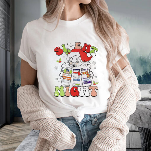 Silent Night Christmas Sweat T-Shirts