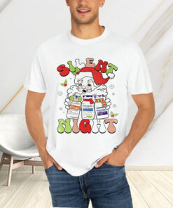 Silent Night Christmas Sweat T-Shirtt