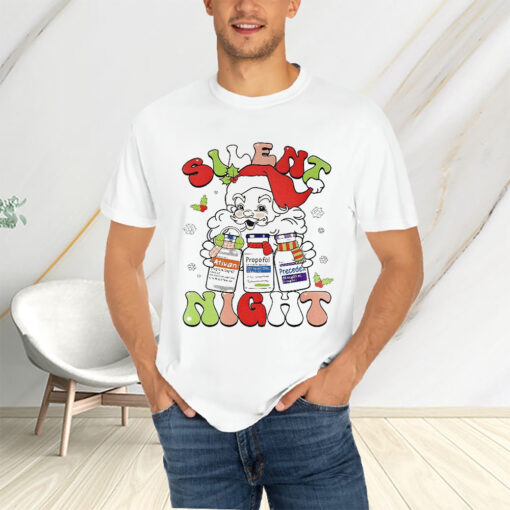 Silent Night Christmas Sweat T-Shirtt