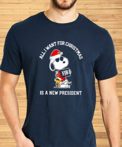 Snoopy FJB All I Want For Christmas Is A New President Shirt