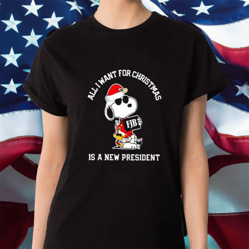 Snoopy FJB All I Want For Christmas Is A New President Shirts