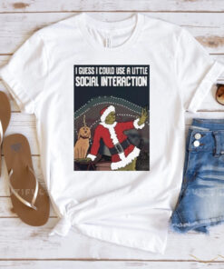 Social interaction grinch Christmas T-Shirtt