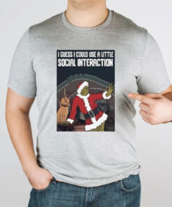 Social interaction grinch Christmas TShirt