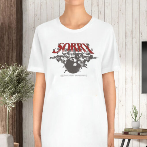 Sorry Bomb Warning Violently Improvised Material TShirt