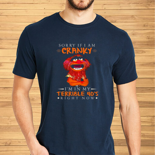 Sorry If I Am Cranky Im In My Terrible 40s Right Now Shirts