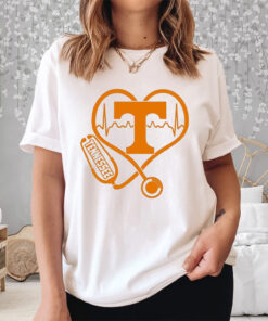 Stethoscope Heartbeat Love Tennessee Football Shirt