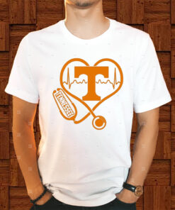 Stethoscope Heartbeat Love Tennessee Football Shirts