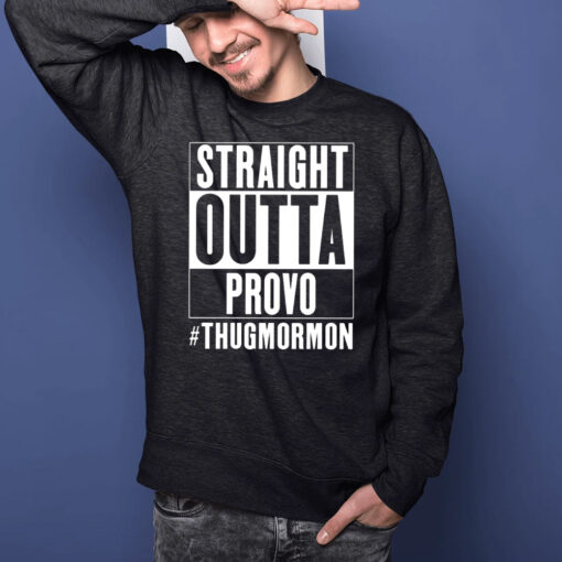 Straight Outta Provo Thugmormon T-Shirts