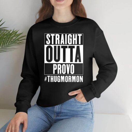 Straight Outta Provo Thugmormon T-Shirtt