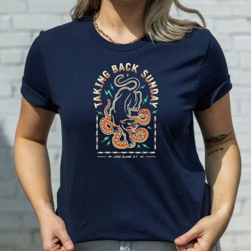 Taking Back Sunday Panther Long Island And NY T-ShirtS